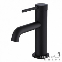 Смеситель для раковины Аква Родос Madrid 02 Black Matte матовый черный Костопіль