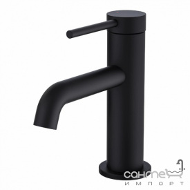 Смеситель для раковины Аква Родос Madrid 02 Black Matte матовый черный