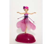 Летающая игрушка сказочная фея с управлении рукой на подставке подиум Beauty Toy Magical Fairy звуковые и световые эффекты Розовая
