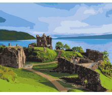 Картина за номерами Art Craft Замок Аркарт. Шотландія 11237-AC 40*50 см