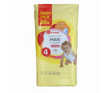 Дитячі підгузники Kruidvat Jumbo Pack 4 maxi 8-14 кг 80 шт