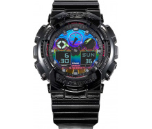 Годинник Casio G-SHOCK GA-100RGB-1AER Black