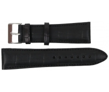 Ремінець для годинника Mykhail Ikhtyar зі шкіри 26 мм Чорний (S688-26S black)