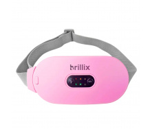 Електрогрілка масажна Brillix для живота шиї попереку від спазмів Рожевий (WPB01-Pink)