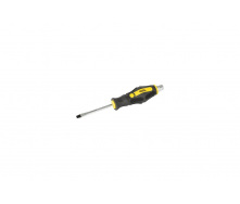 Викрутка ударна шліцева магнітна MASTERTOOL GM EXTERNAL HEX SL5х75 мм ручка з покриттям TPR (49-6575)
