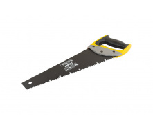 Ножівка столярна MASTERTOOL GM BLACK ALLIGATOR 350 мм 9TPI MAX CUT загартований зуб 3D заточування тефлонове покриття (14-2435)
