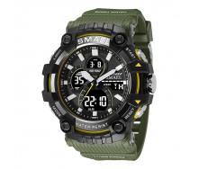 Годинник наручний Smael 8079 Army Green (16677-hbr)