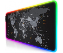 Геймерський килимок з підсвічуванням для миші Feel Fit RGB 800x300x3 мм Чорний (2131)