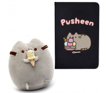 Набір 2Life Pusheen cat М'яка іграшка 15х12 см та блокнот А5 14х10 см v-12469