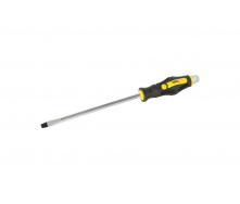 Викрутка ударна шліцева магнітна MASTERTOOL GM EXTERNAL HEX SL8х200 мм ручка з покриттям TPR (49-6820)