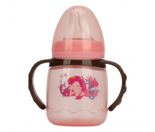 Поїльник з силіконовим носиком Mega Zayka MGZ-0314 (Pink) 180 мл