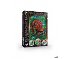 Алмазна живопис DIAMOND MOSAIC Метелик на квіточці Dankotoys (DM-02-08)