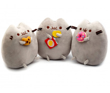 Комплект М'яких іграшок коти Pusheen cat із трьох штук (vol-755)