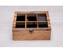 Скринька з подушечками для годинників ecoWalnut 8.2х20.8х18 см