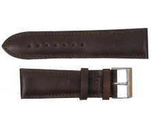 Ремінець для годинника Mykhail Ikhtyar зі шкіри 24 мм Коричневий (S519-24S brown)