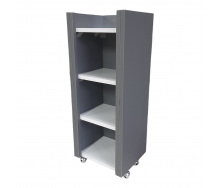 Пластикова тумба-пенал The MIX hpl plastic 1122 mat 35x90x30 см Антрацит