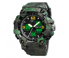 Годинник наручний чоловічий Skmei 1742 Camouflage Green 1742CMGN (17168-hbr)