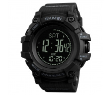 Годинник наручний чоловічий Skmei 1356 Чорний 1356BK (12304-hbr)