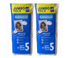 Підгузки-трусики Babylove Premium 5 junior JUMBOPACK (13-20 кг) 80 шт