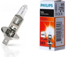 Автолампа PHILIPS 12454RAC1 H1 100W 12V P14,5s Rally