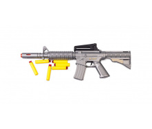 Іграшковий автомат з м'якими кулями M16 PF Golden Gun 910GG Сріблястий