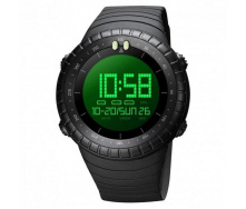 Тактичний водостійкий кварцовий годинник Skmei Ribas black