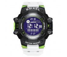 Годинник наручний чоловічий Smael 8050 White (15201-hbr)