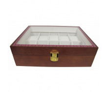 Шкатулка для зберігання годинників Craft 10WB.MAT.BR 26,2х20х8.5 см Коричнево-сірий