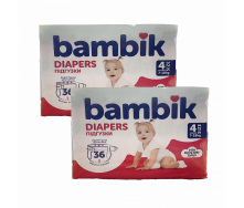 Дитячі підгузки Bambik 4 MAXI (7-18 кг) 72 шт