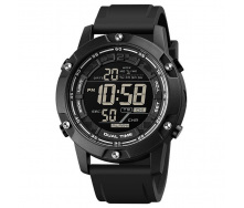 Годинник наручний чоловічий Skmei 1762 Black 1762BK (17166-hbr)