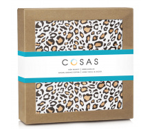 Непромокаючі пелюшки DIAPER LEOPARD COSAS Бежевий 70х120см