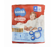 Дитячі підгузки-трусики Bambik 4 Maxi 9-15 кг 36 шт