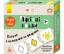 Логічні пазли Ranok Creative Пограй з кольорами та фігурами укр 889003