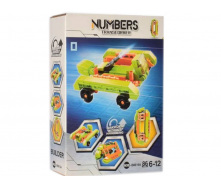 Дитячий конструктор Bambi M38-B0819 цифра-транспорт Цифра 0