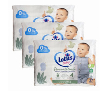 Дитячі підгузники Lotus Baby 4 (7-12 кг) 111 шт