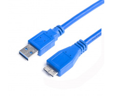 Кабель PrologiX USB/micro USB Type-B V 3.0 M/M 3 м синій PR-USB-P-12-30-3m
