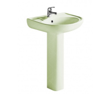 Комплект раковини з ніжкою RAK Ceramics Cynthia Wash Basin 57 см Зелений (1706408058)