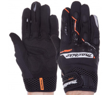 Мотоперчатки зимние MADBIKE MAD-62 L Черный-Оранжевый