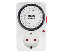 Розетка з таймером електро-механічна добова XON E-Tech SwitchTimer X232 16А 230В Білий (XSTLB012415W 7300)