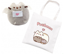 Комплект 2Life М'яка іграшка Pusheen cat 12х15 см та Сумка-шоппер 38х35 см v-12388