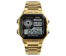 Годинник наручний Skmei 1335 Gold 1335GD (17123-hbr)