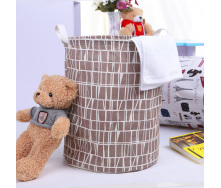 Корзина для игрушек Boya 35х45 см Сетка кофейная