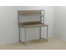 Надбудова для столу Ferrum-decor Лінкольн 60x100x28 Сірий ДСП Сонома Трюфель (LIN0019)