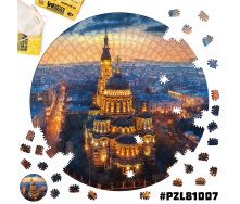 Дерев'яні пазли Wortex Woods Харківський Собор 30x30 см 188 елементи амеби PZL81007S