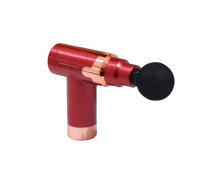 М'язовий ударний масажер Fascial GUN JY-760 4 насадки Червоний