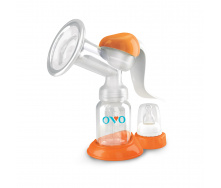 Молоковідсмоктувач механічний OVO GM-10 120 мл Білий