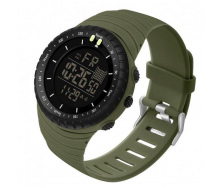 Водостійкий тактичний кварцовий годинник Sanda Bike Green
