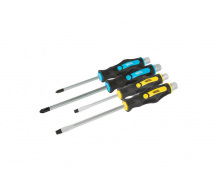 Викрутки ударні MASTERTOOL GM EXTERNAL HEX набір 4 шт PH2х100/PH3х150/SL6х100/SL8х150 (40-1154)