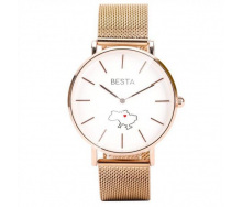 Годинник наручний класичний BESTA Love UA Gold