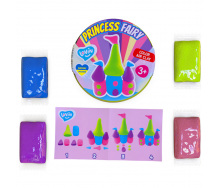 Набор для лепки с воздушным пластилином Princess Fairy ТМ Lovin 70138 4 цвета Замок